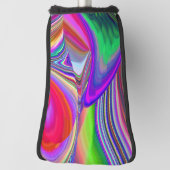 Summerrainbow , Abstrakt 3D Rainbowart Golf Headcover (Rotieren 90)