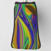 Summerrainbow , Abstrakt 3D Rainbowart Golf Headcover (Rotieren 90)