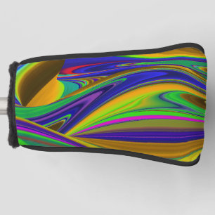 Summerrainbow , Abstrakt 3D Rainbowart Golf Headcover