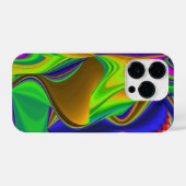 Summerrainbow , Abstrakt 3D Rainbowart iPhone Hülle (Rückseite (Horizontal))