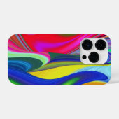 Summerrainbow , Abstrakt 3D Rainbowart iPhone Hülle (Rückseite (Horizontal))