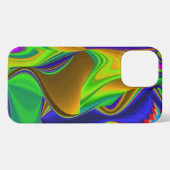 Summerrainbow , Abstrakt 3D Rainbowart iPhone Hülle (Rückseite (Horizontal))