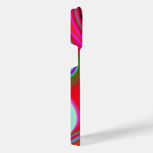 Summerrainbow , Abstrakt 3D Rainbowart iPhone Hülle (Rechte Seite)