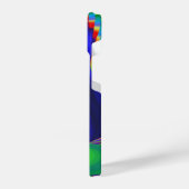 Summerrainbow , Abstrakt 3D Rainbowart iPhone Hülle (Linke Seite)