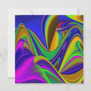 Summerrainbow , Abstrakt 3D Rainbowart Karte