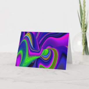Summerrainbow , Abstrakt 3D Rainbowart Karte