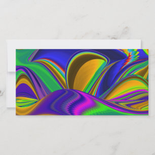 Summerrainbow , Abstrakt 3D Rainbowart Karte