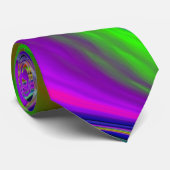 Summerrainbow , Abstrakt 3D Rainbowart Krawatte (Gerollt)
