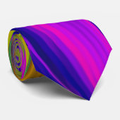 Summerrainbow , Abstrakt 3D Rainbowart Krawatte (Gerollt)