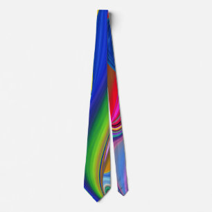 Summerrainbow , Abstrakt 3D Rainbowart Krawatte