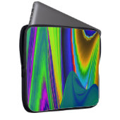 Summerrainbow , Abstrakt 3D Rainbowart Laptopschutzhülle (Vorne Rechts)