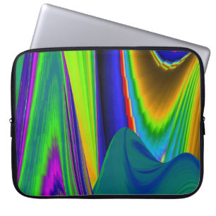 Summerrainbow , Abstrakt 3D Rainbowart Laptopschutzhülle