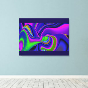 Summerrainbow , Abstrakt 3D Rainbowart Leinwanddruck