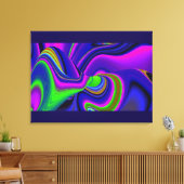 Summerrainbow , Abstrakt 3D Rainbowart Leinwanddruck (Insitu (Wohnzimmer))