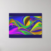 Summerrainbow , Abstrakt 3D Rainbowart Leinwanddruck (Vorderseite)