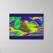 Summerrainbow , Abstrakt 3D Rainbowart Leinwanddruck (Vorderseite)