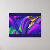 Summerrainbow , Abstrakt 3D Rainbowart Leinwanddruck (Vorderseite)