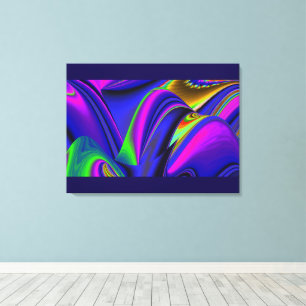 Summerrainbow , Abstrakt 3D Rainbowart Leinwanddruck