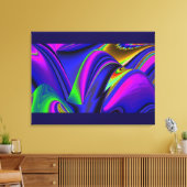 Summerrainbow , Abstrakt 3D Rainbowart Leinwanddruck (Insitu (Wohnzimmer))