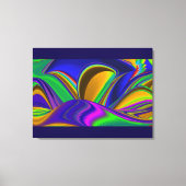 Summerrainbow , Abstrakt 3D Rainbowart Leinwanddruck (Vorderseite)