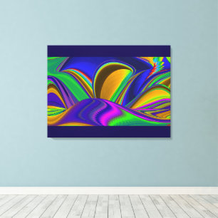 Summerrainbow , Abstrakt 3D Rainbowart Leinwanddruck