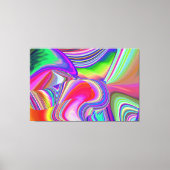 Summerrainbow , Abstrakt 3D Rainbowart Leinwanddruck (Vorderseite)