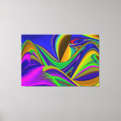 Summerrainbow , Abstrakt 3D Rainbowart Leinwanddruck (Vorderseite)