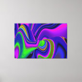 Summerrainbow , Abstrakt 3D Rainbowart Leinwanddruck (Vorderseite)
