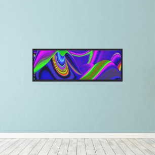Summerrainbow , Abstrakt 3D Rainbowart Leinwanddruck