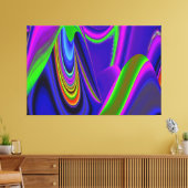 Summerrainbow , Abstrakt 3D Rainbowart Leinwanddruck (Insitu (Wohnzimmer))