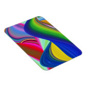 Summerrainbow , Abstrakt 3D Rainbowart Magnet (Rechte Seite)