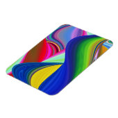 Summerrainbow , Abstrakt 3D Rainbowart Magnet (Linke Seite)