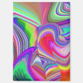 Summerrainbow , Abstrakt 3D Rainbowart Magnet (Vorderseite)