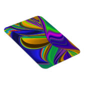 Summerrainbow , Abstrakt 3D Rainbowart Magnet (Rechte Seite)