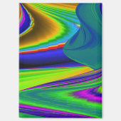 Summerrainbow , Abstrakt 3D Rainbowart Magnet (Vorderseite)