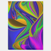Summerrainbow , Abstrakt 3D Rainbowart Magnet (Vorderseite)