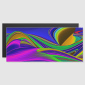 Summerrainbow , Abstrakt 3D Rainbowart Magnetkarte (Vorne/Hinten)