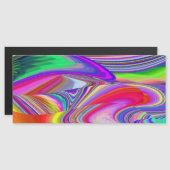 Summerrainbow , Abstrakt 3D Rainbowart Magnetkarte (Vorne/Hinten)