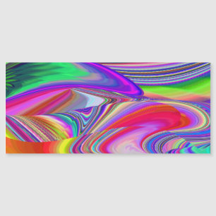 Summerrainbow , Abstrakt 3D Rainbowart Magnetkarte