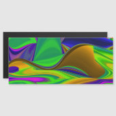 Summerrainbow , Abstrakt 3D Rainbowart Magnetkarte (Vorne/Hinten)
