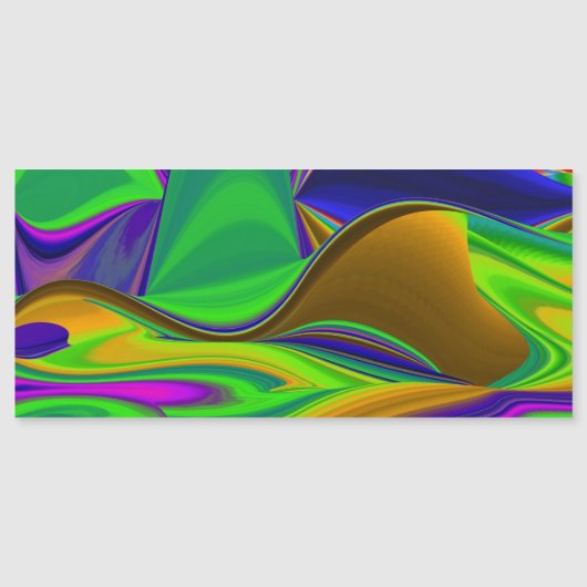 Summerrainbow , Abstrakt 3D Rainbowart Magnetkarte (Vorderseite)