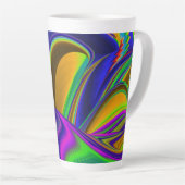 Summerrainbow , Abstrakt 3D Rainbowart Milchtasse (Rechte Ecke)