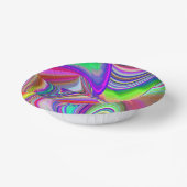 Summerrainbow , Abstrakt 3D Rainbowart Pappteller (Gewinkelt)