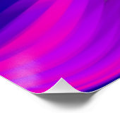Summerrainbow , Abstrakt 3D Rainbowart Poster (Ecke)