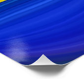 Summerrainbow , Abstrakt 3D Rainbowart Poster (Ecke)