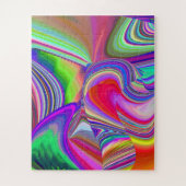 Summerrainbow , Abstrakt 3D Rainbowart Puzzle (Vertikal)
