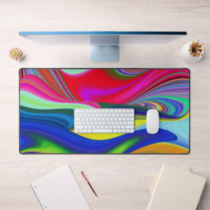 Summerrainbow , Abstrakt 3D Rainbowart Schreibtischunterlage