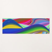 Summerrainbow , Abstrakt 3D Rainbowart Yogamatte (Vorderseite (Horizontal))