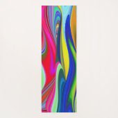 Summerrainbow , Abstrakt 3D Rainbowart Yogamatte (Rückseite)