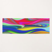 Summerrainbow , Abstrakt 3D Rainbowart Yogamatte (Vorderseite (Horizontal))
